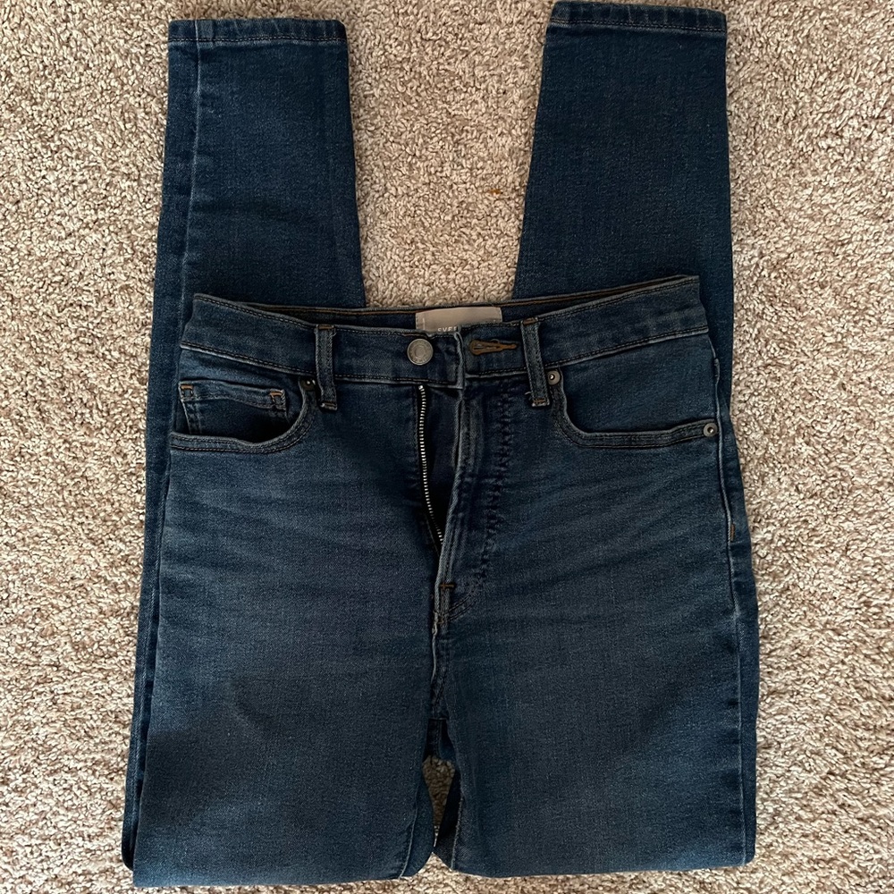 Everlane authentic stretch high rise skinny